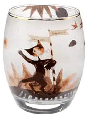 Produktbild von Teelichthalter aus Glas, mehrfarbig, 7x7x10 cm