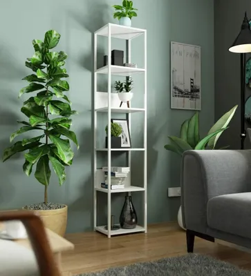 Produktbild von Metallregal 40 cm TOMIRAN - weiß