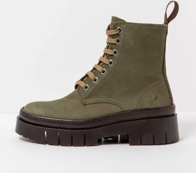 Image de Art Bottines pour Femme 1953 NOBUCK KAKI/AMBERES Couleur Vert
