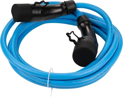 Image de Câble de recharge pour moteurs électriques, type 3, compatible avec les modèles Fiat 500 électrique et Ducato électrique