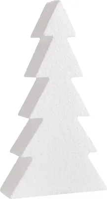 Produktbild von Styroporform "Tannenbaum" 20 x 11 x 4 cm