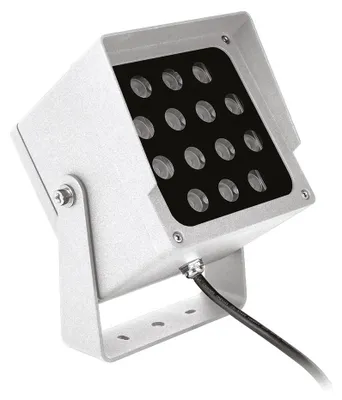 Image de Projecteur Led Blanc Ges2233 31W Avec Support Ip65, Température De Lumière Sélectionnable 3000K/4000K/6500K - Gea Luce