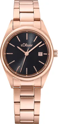 Produktbild von s.Oliver Damen Uhr Armbanduhr Edelstahl Roségold 2033533