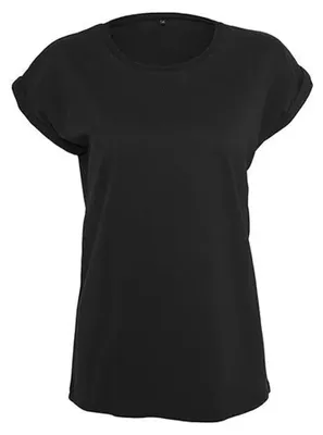 Immagine prodotto di Build Your Brand - T-shirt con spalle scese da donna LT2558 (XS) (nero)