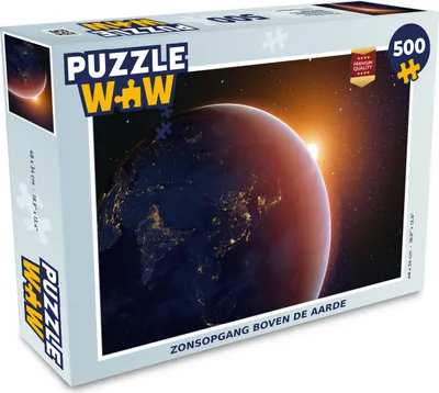 Obrázok produktu pre MuchoWow® Puzzle 500 ks Východ slnka nad zemou