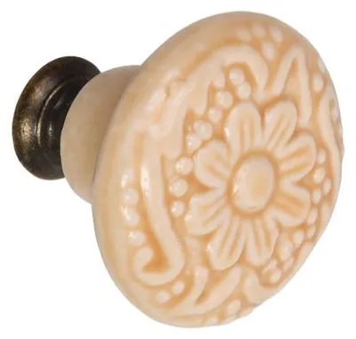 Produktbild von Schaffner PORCELANA Möbelknopf Ø 35 mm beige Keramik