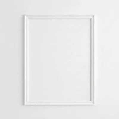 Produktbild von Zierleisten Set 4-teilig aus Polystyrol weiß vorgeschnitten - für 80 x 60 cm - Stuckleiste 4 Stück für Wand und Deckendekoration
