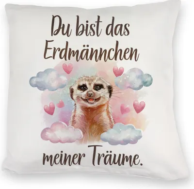 Produktbild von Erdmännchen meiner Träume Kuschelkissen