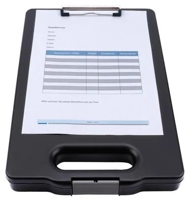 Image de Planchette à pince GENIE CL900B avec compartiment de rangement noir