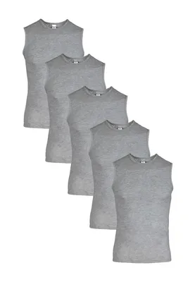 Image de BASIC MAX Sous-vêtement 5 pièces Gris M Maxte