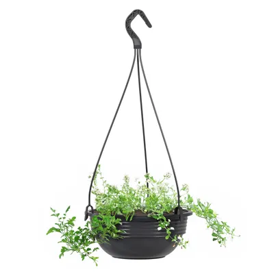 Produktbild von Blumenampel 32 cm Durchmesser Farbe Anthrazit