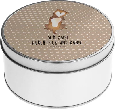 Produktbild von Mr. & Mrs. Panda gebäckdose Hund Streicheln - Hundeglück - Geschenk, Metalldose, Vorratsdosen, Erinnerungsbox, Treu, Metallbox, Hunde, Keksdose, Niedlich, Dose, Kraulen
