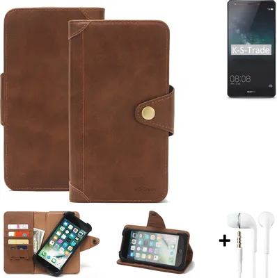 Produktbild von K-S-Trade Handy Hülle kompatibel mit Huawei Mate S Schutzhülle Walletcase Bookstyle Tasche Handyhülle Schutz Case Handytasche Wallet Flipcase Cover