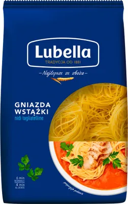 Produktbild von Lubella Nudeln Gniazda Wstążki 400 G