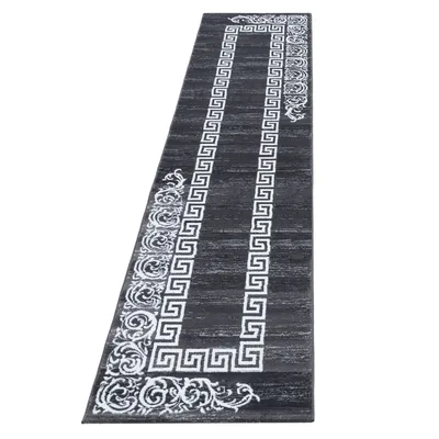 Produktbild von Miami Henna teppich kurzflor läufer 80x300cm grau