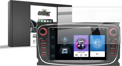 Produktbild von Keramische Autodisplayfolie für 2DIN 7" Ford, Grizz Protector