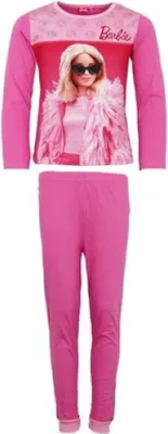 Produktbild von Barbie Kinder Mädchen Pyjama Shirt Hose – Pink / 98