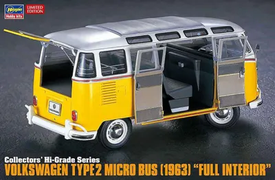 Produktbild von Hasegawa CH48 - 1/24 Volkswagen T2, 1963, mit Innenausstattung - Neu