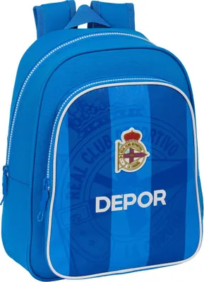 Zdjęcie produktu dla Plecak szkolny R. C. Deportivo de La Coruña, niebieski, 27 x 33 x 10 cm