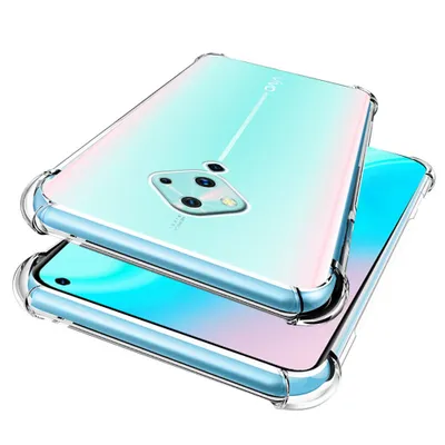 Immagine prodotto di Custodia VIVO Y9S, paraurti trasparente in TPU morbido, custodia protettiva antiurto per VIVO Y9S