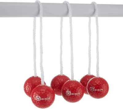 Zdjęcie produktu dla Piłki golfowe Ladder Golf Bolas - Professional - 3x2 Real - Oficjalna długość - Czerwone