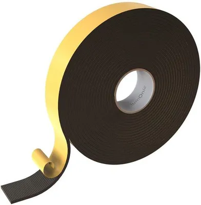 Obrázek produktu pro Lumonic, 10 metrů, samolepicí těsnící páska z EPDM, 50 mm x 5 mm. Pěnová těsnící páska pro okna a dveře. Těsnění oken, těsnění dveří, gumové těsnění