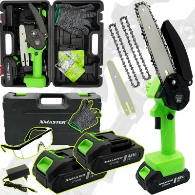 Produktbild von 6-Zoll Akku-Kettensäge Handsäge Astsäge 2x Akkus 21V Set