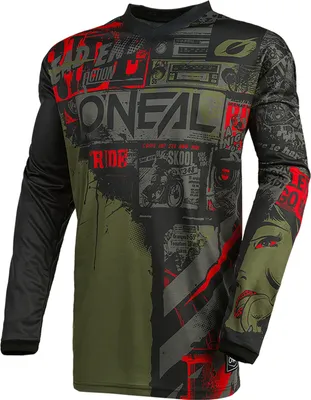 Produktbild von O'NEAL Herren Jersey Element Ride , Schwarz Grün, S