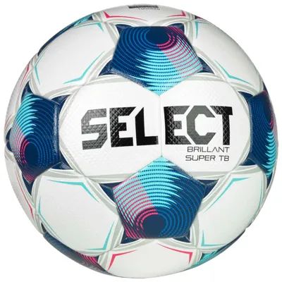 Image de Select Brillant Super Tb V25 Ballon De Compétition - Blanc / Bleu / Rose  | Taille: 5
