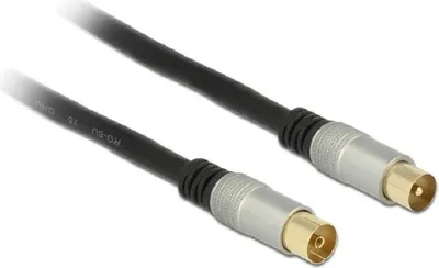 Obrázok produktu pre DeLOCK 88946, 2 m, RG-6/U, IEC, IEC, Čierna