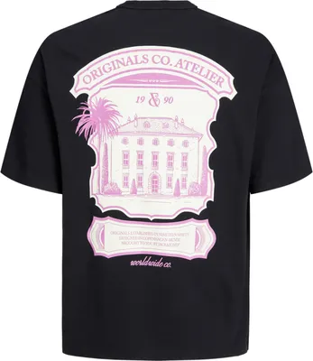 Produktbild von JACK&JONES ORIGINALS JORSANTORINI GRAPHIC TEE SS CREW NE Black S