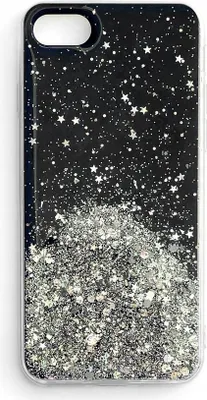 Produktbild von Wozinsky Star Glitter Glänzende Schutzhülle mit Glitzer für Samsung Galaxy A42 5G, Schwarz