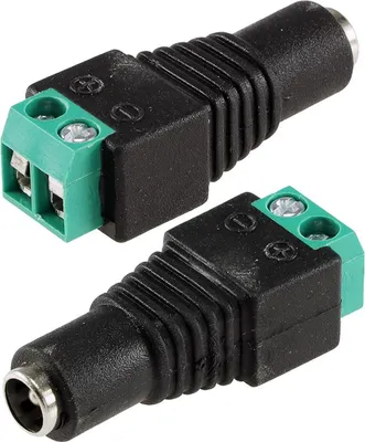 Produktbild von ChiliTec 20230 Anschluss-Adapter für LED-Stripes Lüsterklemme auf 5,5/2,1mm Kupplung