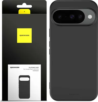 Immagine prodotto di Custodia in silicone SPACECASE Silicone Case per Google Pixel 10/10 Pro Nero