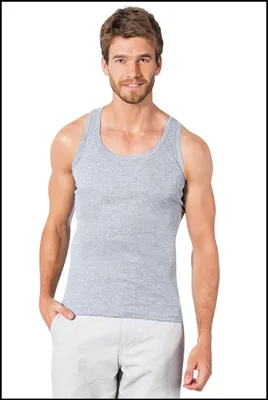 Produktbild von 2er Herren Unterhemd Feinripp Tank Top ACHSELHEMD Männer 100% Baumwolle 2110