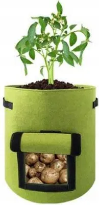 Produktbild von Topftasche Tasche Kartoffeln Karotten Gemüsetasche zum Anpflanzen XXL 38L