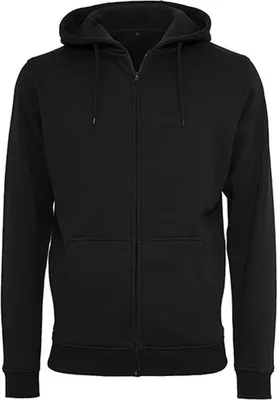 Produktbild von Build Your Brand BY012 | Heavy Zip Hoody - Farbe: Bark - Größe: L