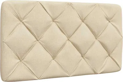 Obrázek produktu pro Polštář na čelo postele krémový 80 cm textil
