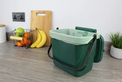 Productafbeelding van Famanu keukenafvalzakken, 6 liter - 150 composteerbare zakken