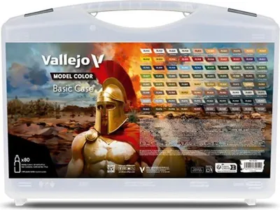 Produktbild von Vallejo Model Color Basic Koffer Set 80 Grundfarben