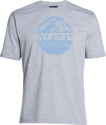 Produktbild von Übergrößen T-Shirt Sky Village Eisblau AHORN SPORTSWEAR grey melange 6XL