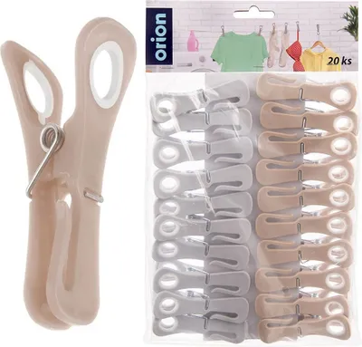 Zdjęcie produktu dla Kołki do ubrań Orion Kołki plastikowe 20 szt.
