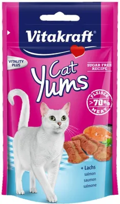 Produktbild von Vitakraft Cat Yums Katzenleckerli Lachs 40 g