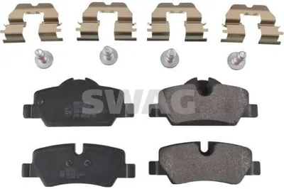 Produktbild von SWAG Bremsbeläge Satz Hinten Bremsklötze für MINI Schrägheck (F56) 11 11 6290