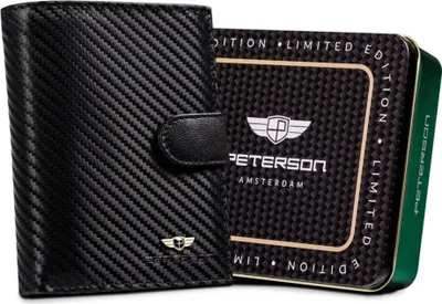 Image de Peterson Portefeuille en cuir pour homme Saihou Noir Taille unique