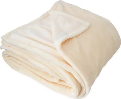 Produktbild von Kuscheldecke Fleecedecke in 220x240cm - Ecru Creme - Wohndecke, Flauschige Ganzjahresdecke, weich und warm, waschbar, Winterdecke, Sofa Decke, Bettüberwurf (W-220x240cm-Ecru)