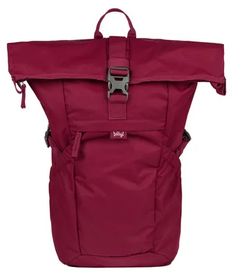 Produktbild von Baagl Rucksack Damen Herren Rolltop Backpack Wasserdicht 29 l - Burgundy