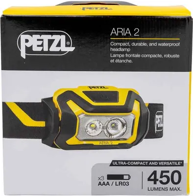 Produktbild von Petzl E070AA00 Aria 2 Headlamp Black/Yellow