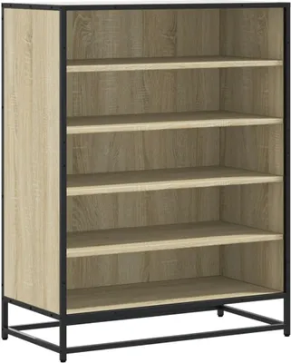 Produktbild von Schuhschrank Sonoma Eiche 75x38x97,5 cm Holzwerkstoff Metall