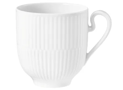 Image de Tasse avec anse 0,35 l - Porcelaine royale de Tettau Amina blanc uni